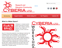 Tablet Screenshot of clubcyberia.org